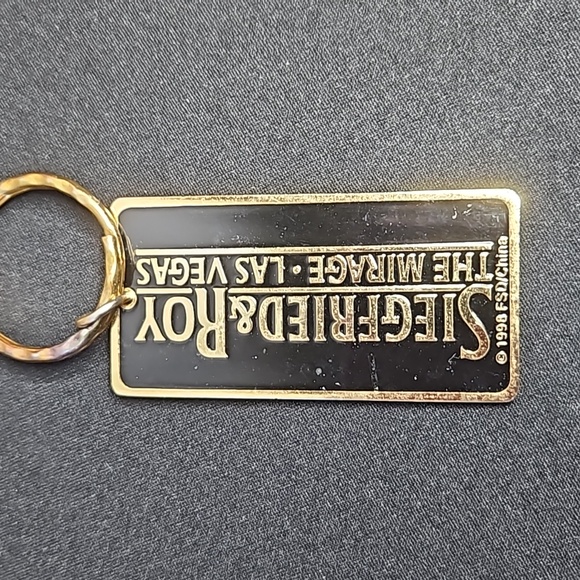 Siegfried & Roy Name plate keyring " Elizabeth " the mirage *las Vegas - Picture 6 of 7